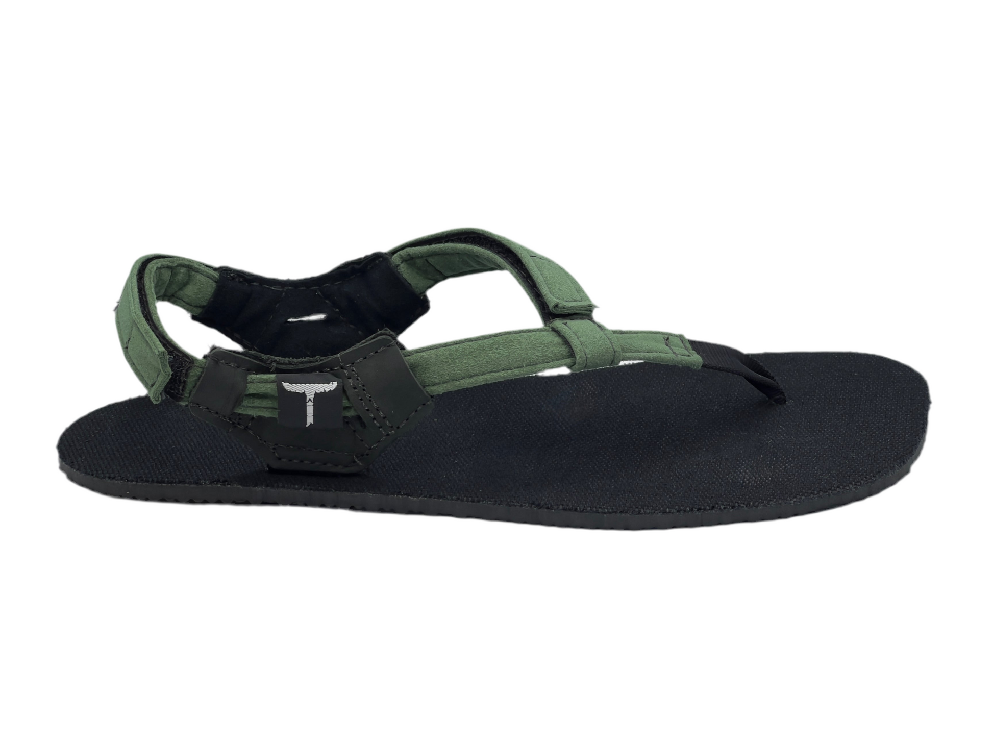 BlackBear Black Hemp 6.5mm - Green - Toetem Sandals