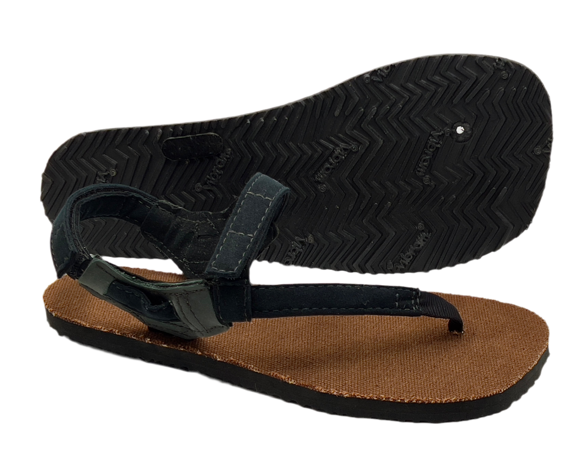 All-Terrain BlackBear 12mm - Brown Hemp - Toetem Sandals