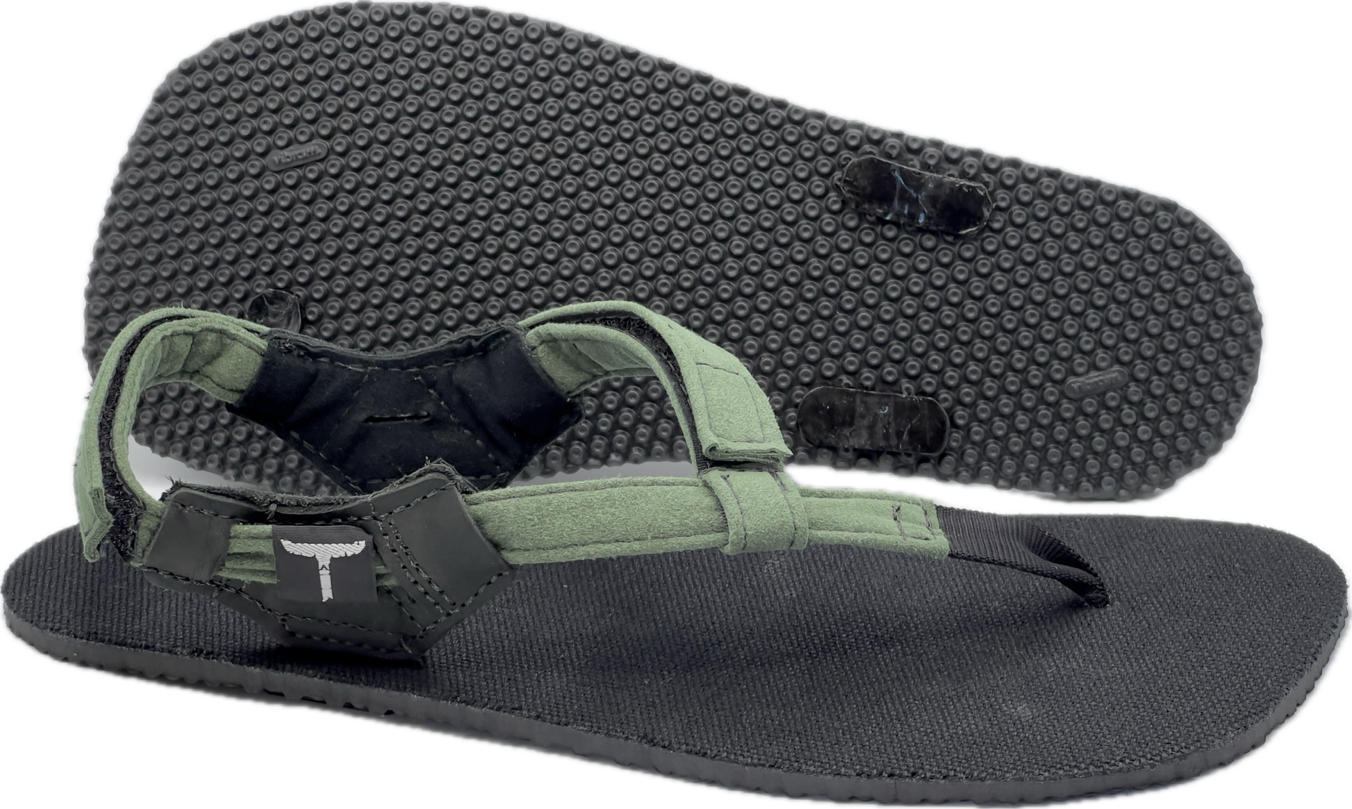 BlackBear Black Hemp 6.5mm - Green - Toetem Sandals