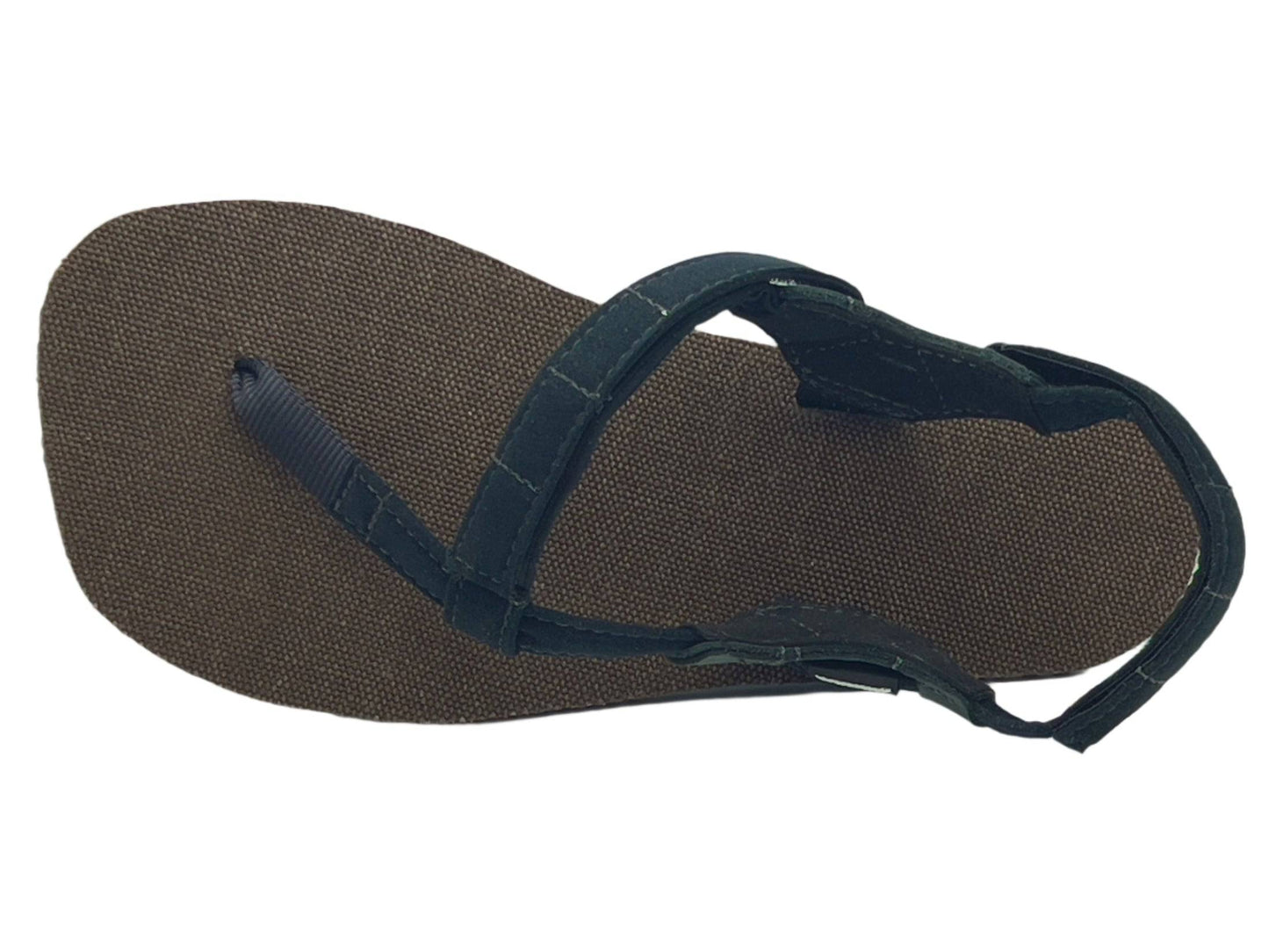 BlackBear Sandals Brown Hemp Black Straps