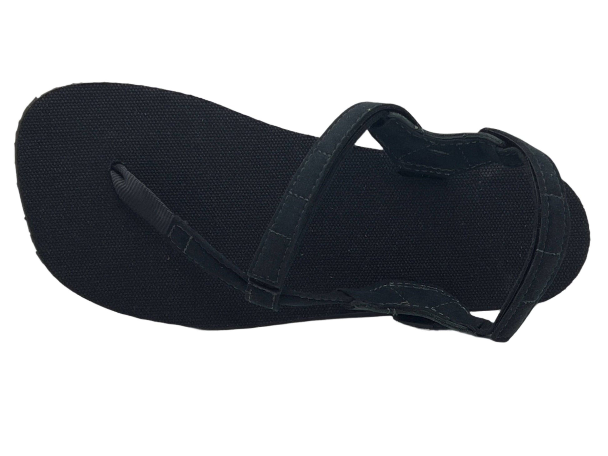 BlackBear Sandals Black Hemp Black Straps