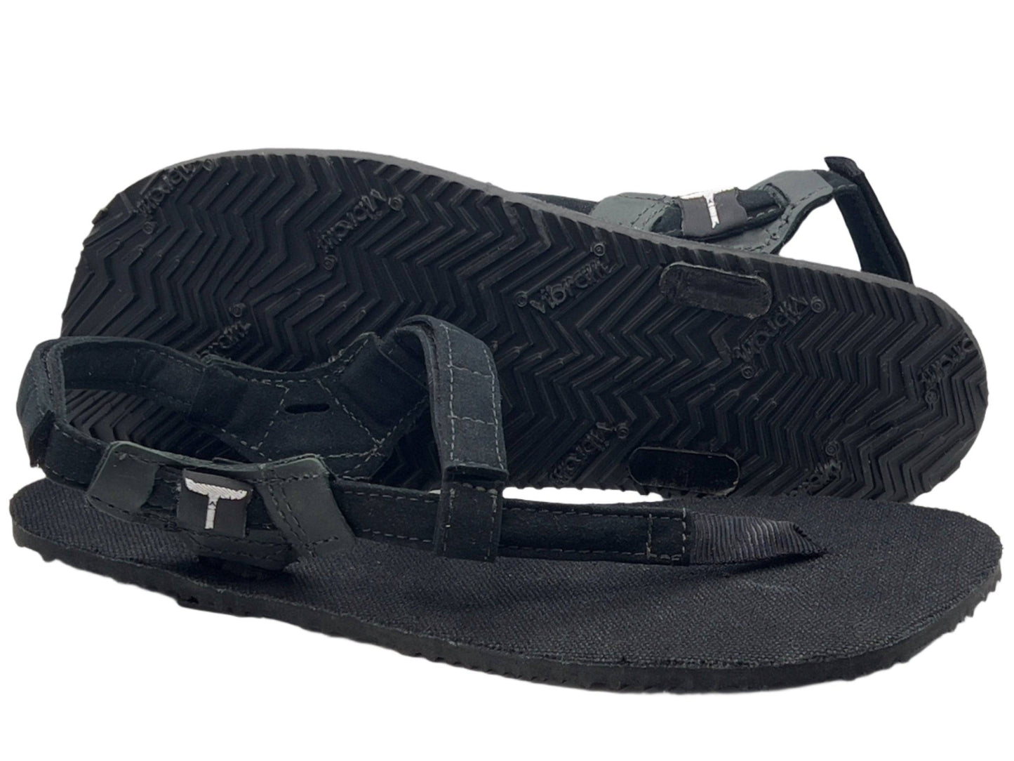 BlackBear Sandals Black Hemp Black Straps