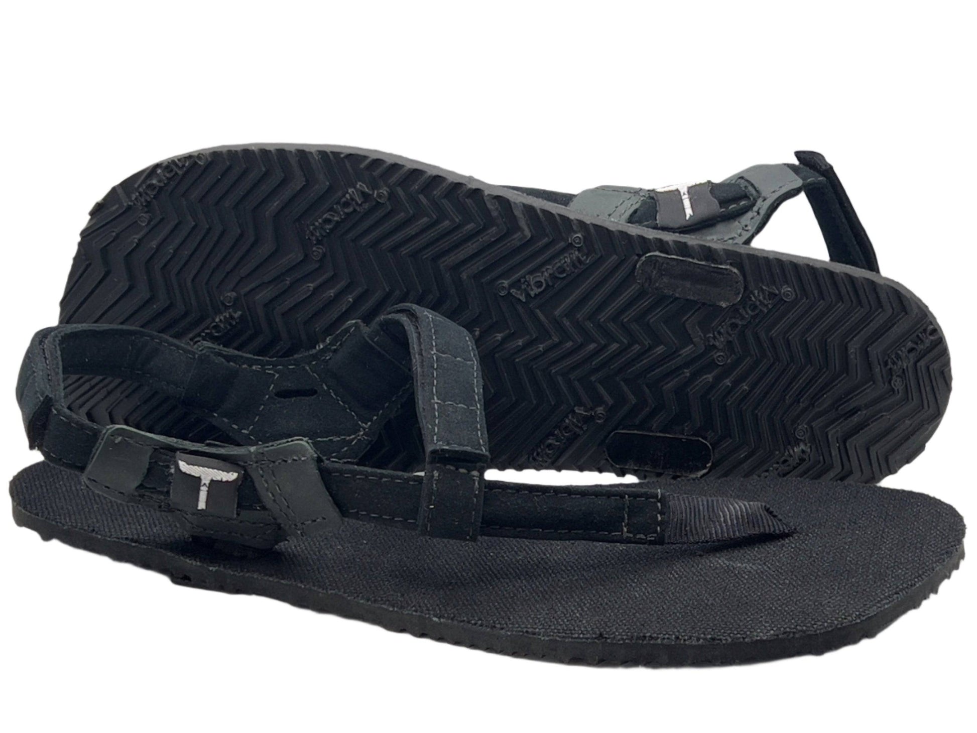 BlackBear Sandals Black Hemp Black Straps