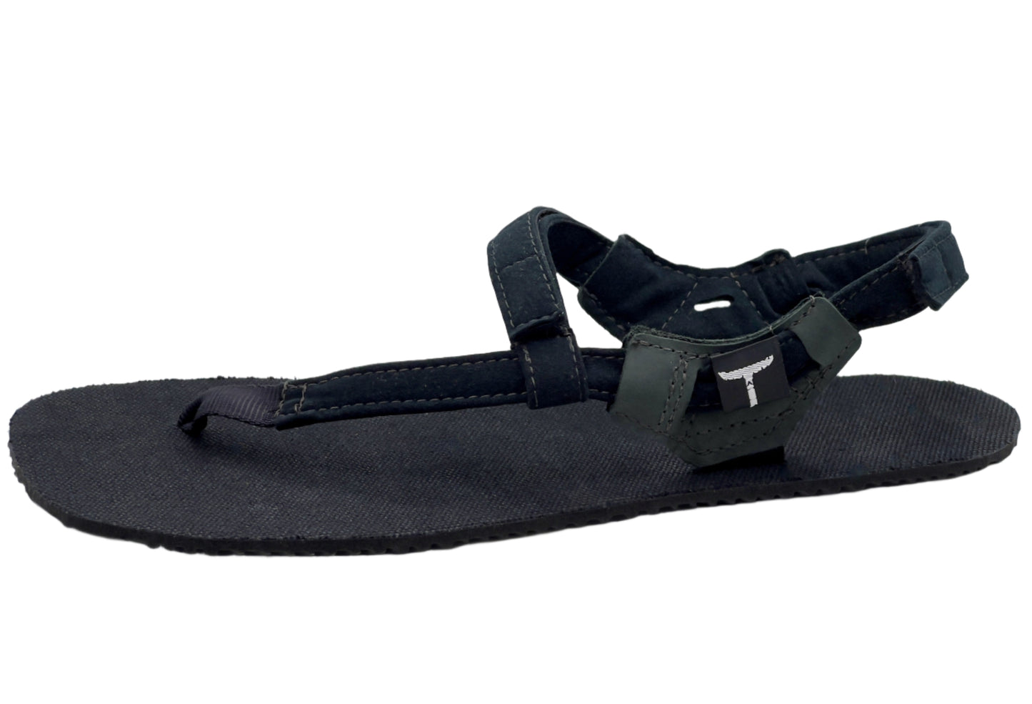 BlackBear Black Hemp 5mm - Black - Toetem Sandals
