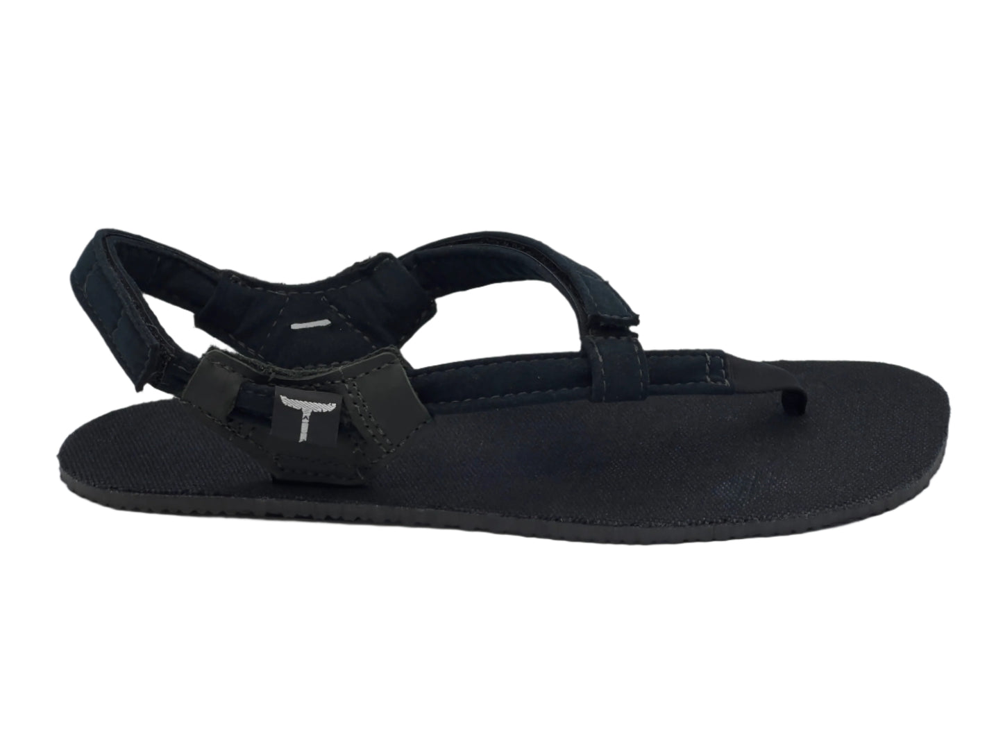 BlackBear Black Hemp 6.5mm - Black - Toetem Sandals