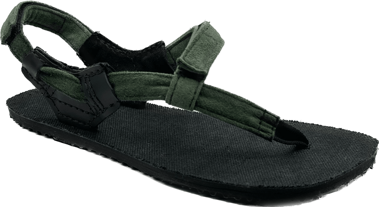 BlackBear Black Hemp 8mm - Green - Toetem Sandals