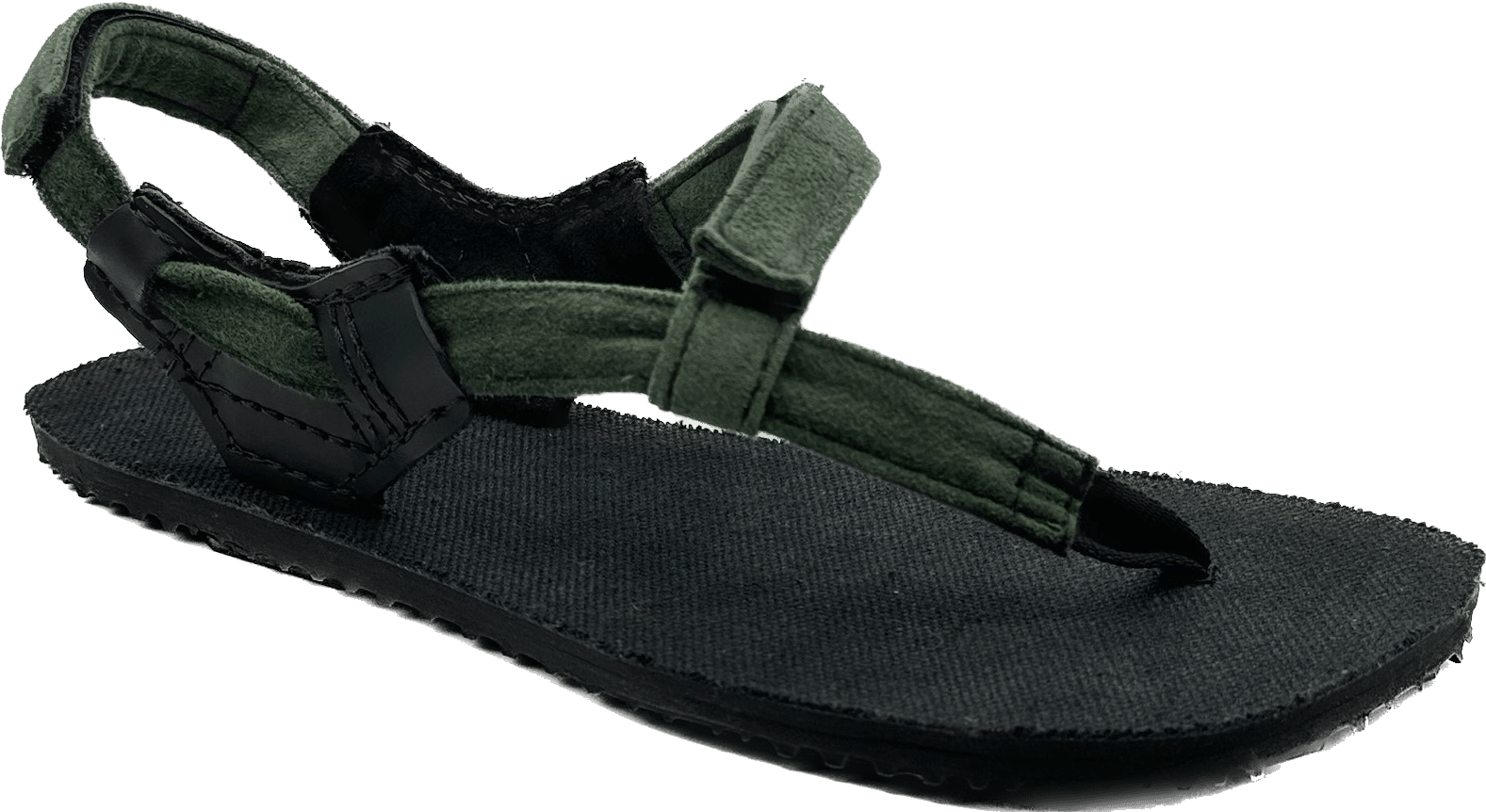 BlackBear Black Hemp 8mm - Green - Toetem Sandals