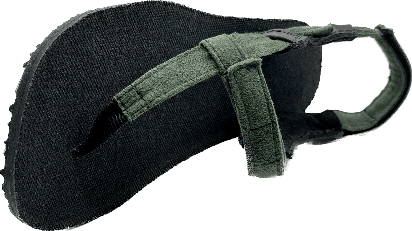 BlackBear Black Hemp 8mm - Green - Toetem Sandals