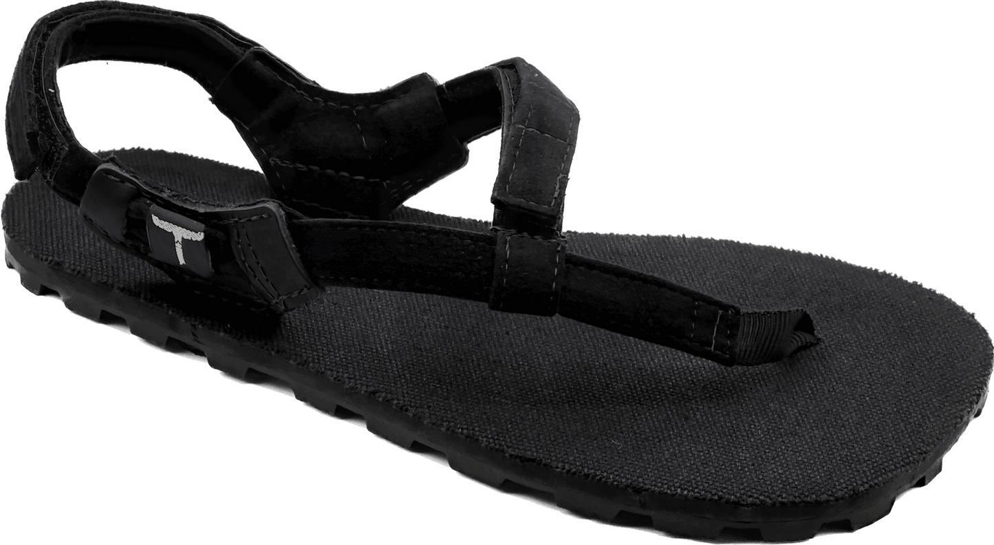 BlackBear Frontier Edition - Black Hemp - Toetem Sandals