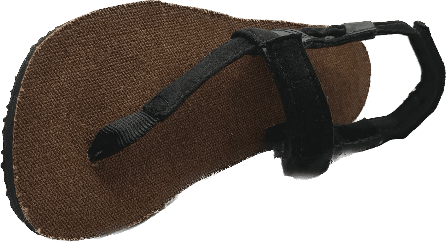 BlackBear Brown Hemp 5mm - Black - Toetem Sandals