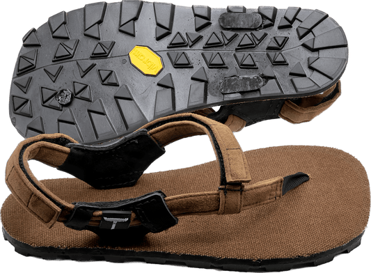 BlackBear Frontier Edition - Brown Hemp - Toetem Sandals