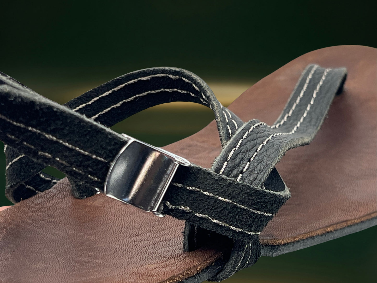 Coherence Grounding Sandals ⏚ Leather Straps - Toetem Sandals