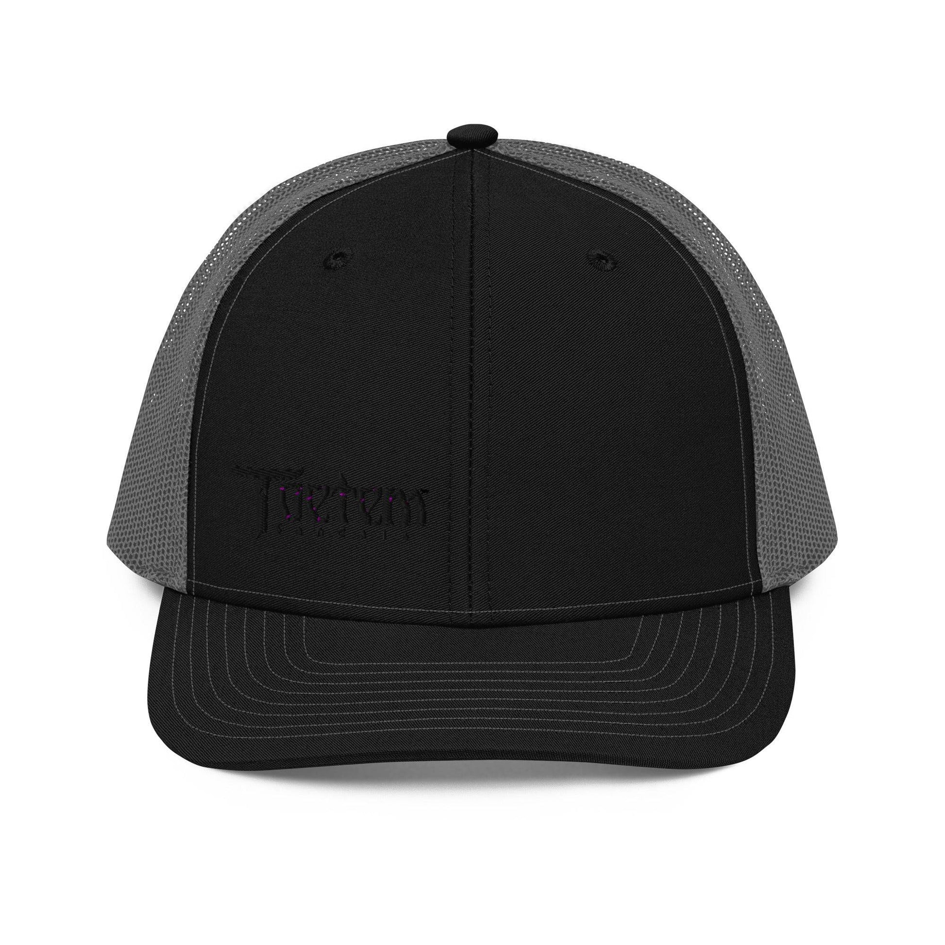 Toetem Logo Black Trucker Hat - Toetem Sandals