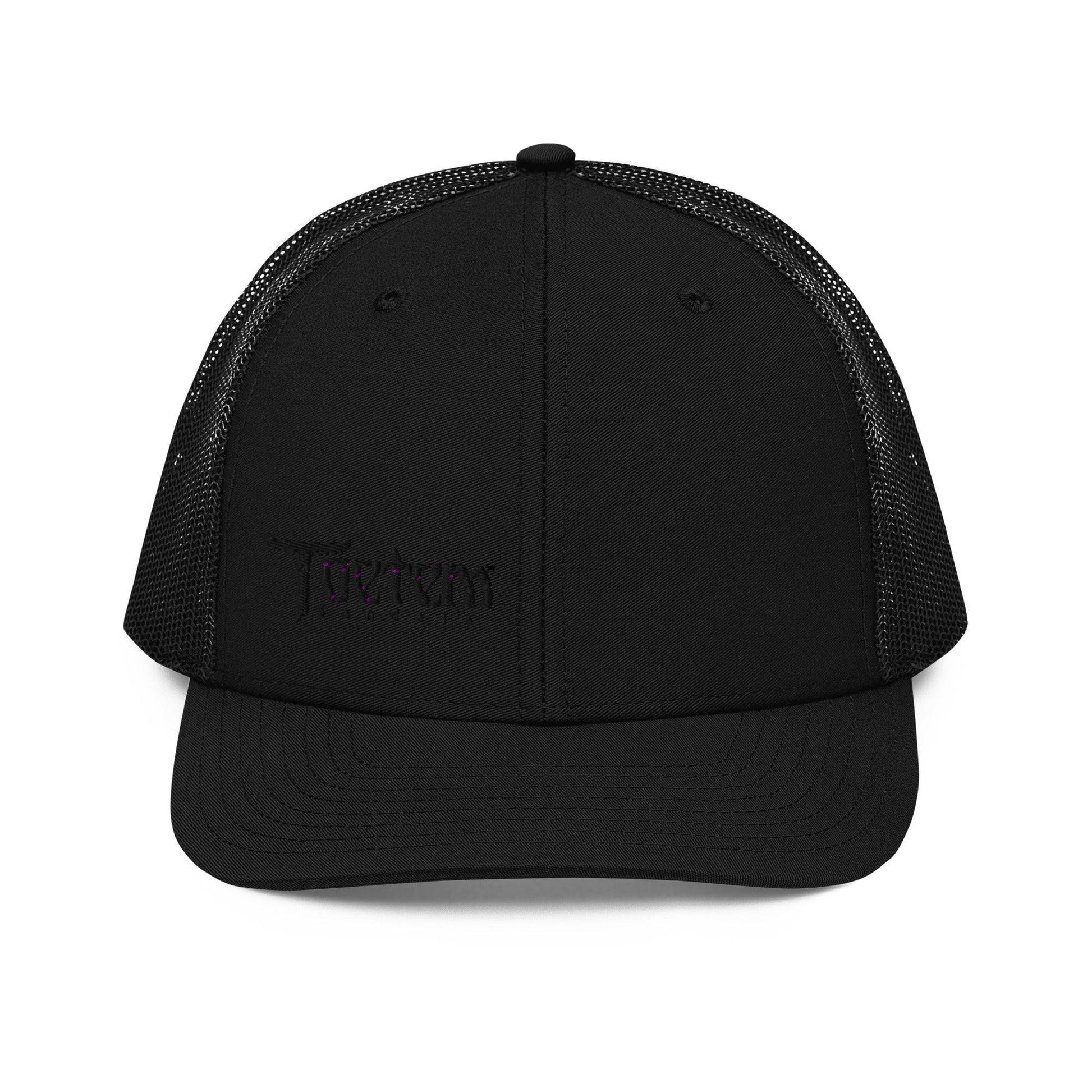 Toetem Logo Black Trucker Hat - Toetem Sandals