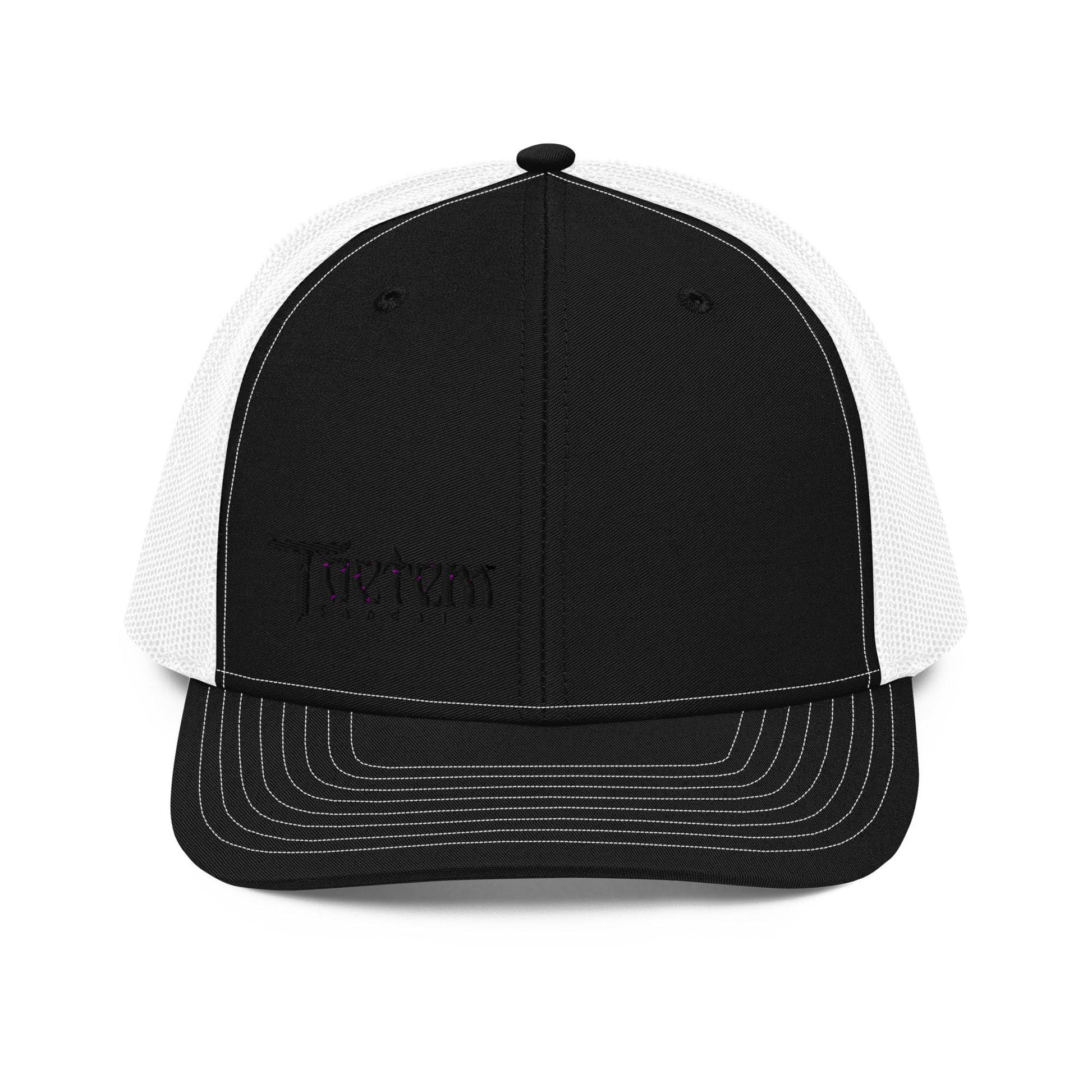 Toetem Logo Black Trucker Hat - Toetem Sandals