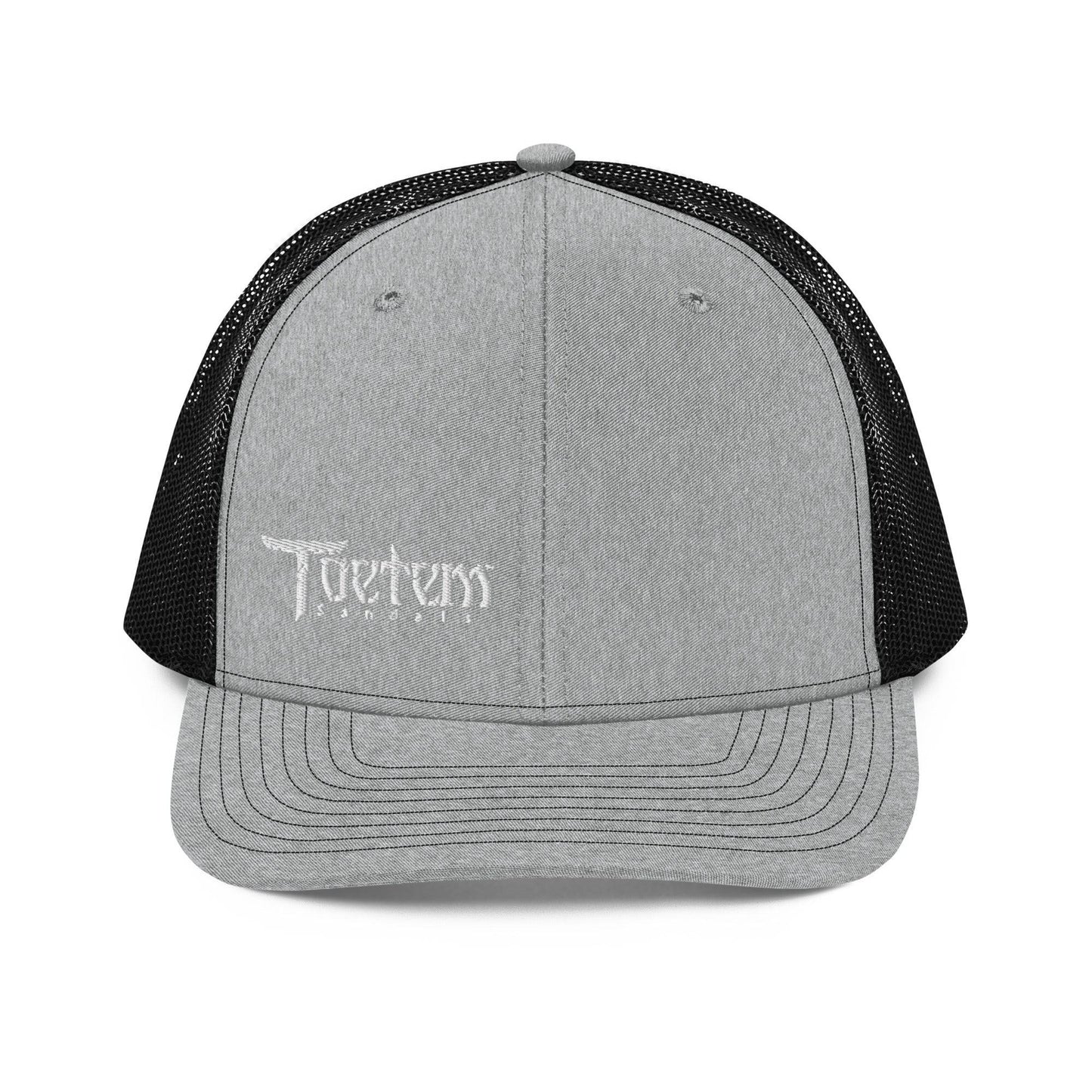 Toetem Logo White Trucker Hat - Toetem Sandals