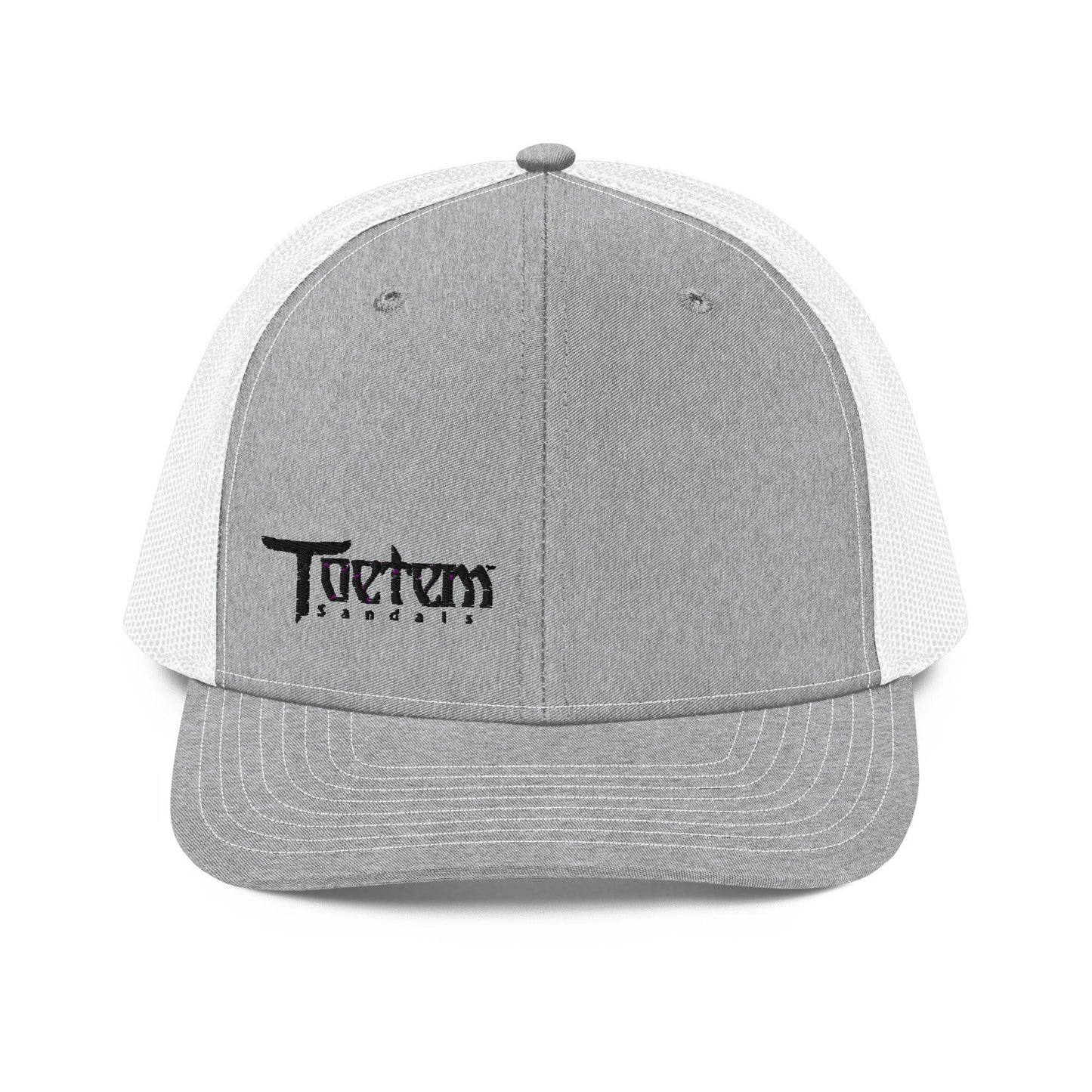Toetem Logo Black Trucker Hat - Toetem Sandals