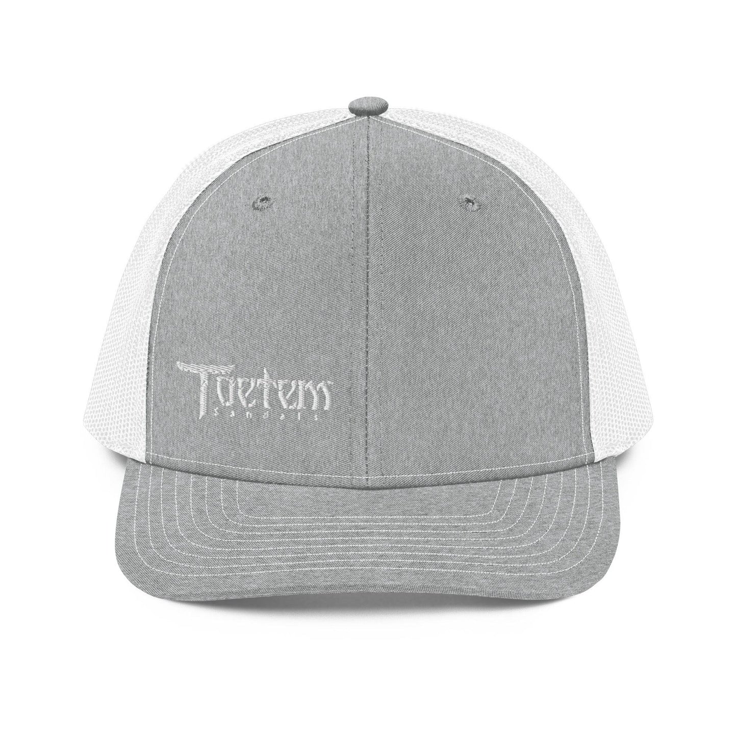 Toetem Logo White Trucker Hat - Toetem Sandals