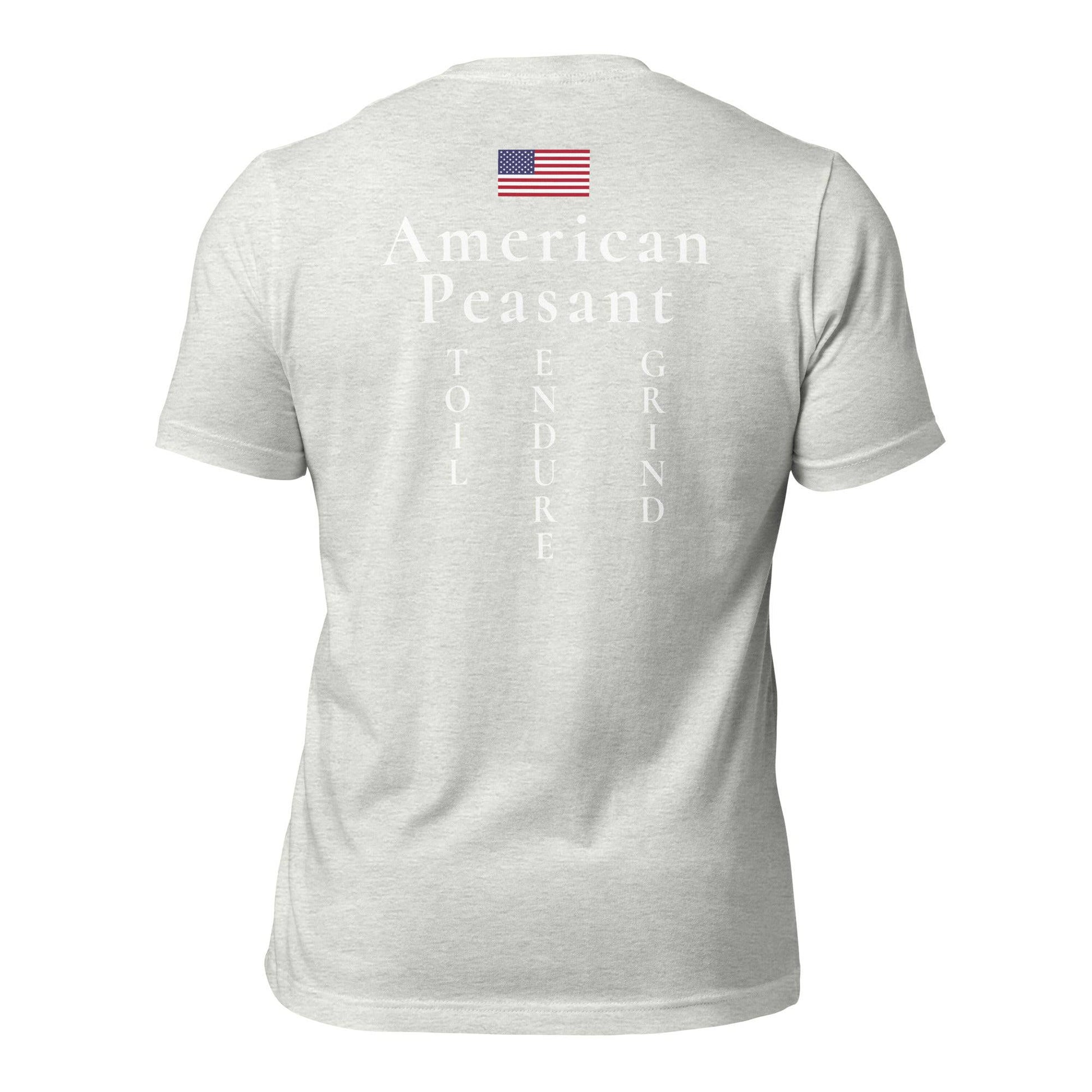 Toil.Grind.Endure. Peasant Unisex t-shirt - Toetem Sandals