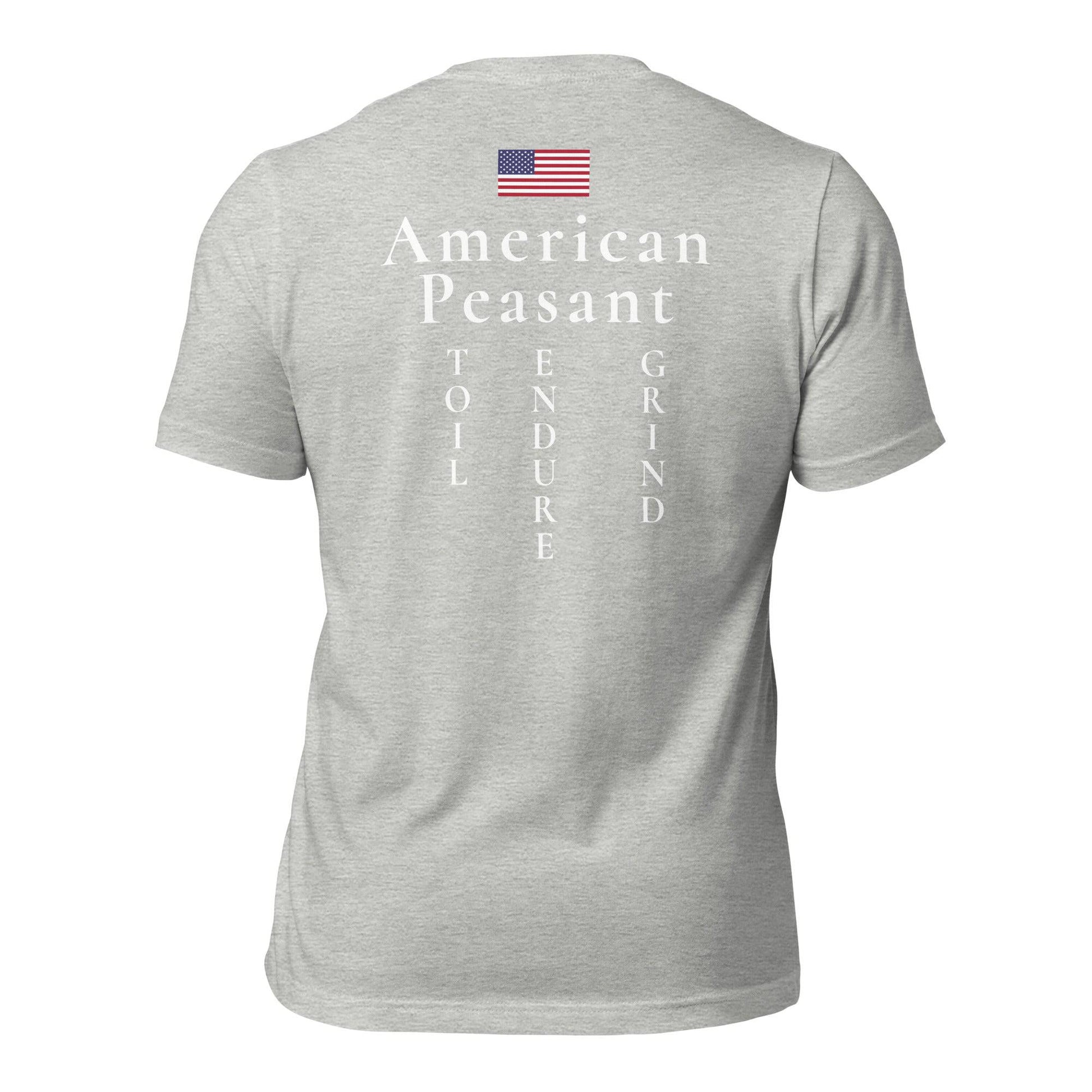 Toil.Grind.Endure. Peasant Unisex t-shirt - Toetem Sandals