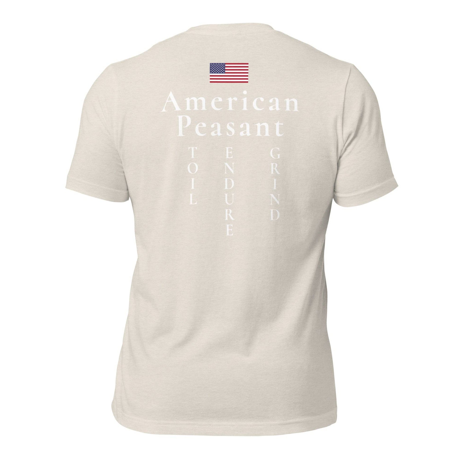 Toil.Grind.Endure. Peasant Unisex t-shirt - Toetem Sandals