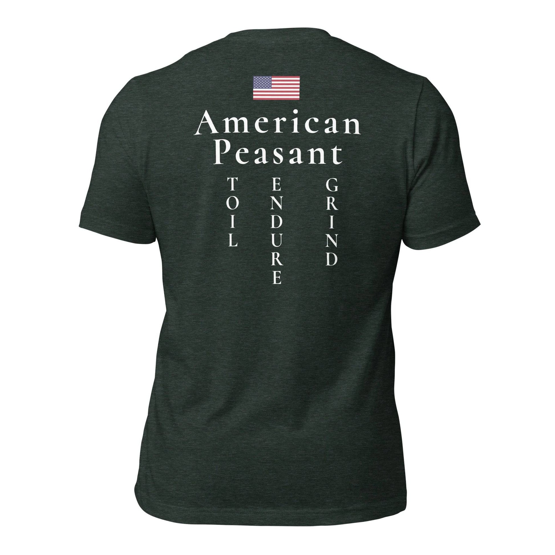 Toil.Grind.Endure. Peasant Unisex t-shirt - Toetem Sandals