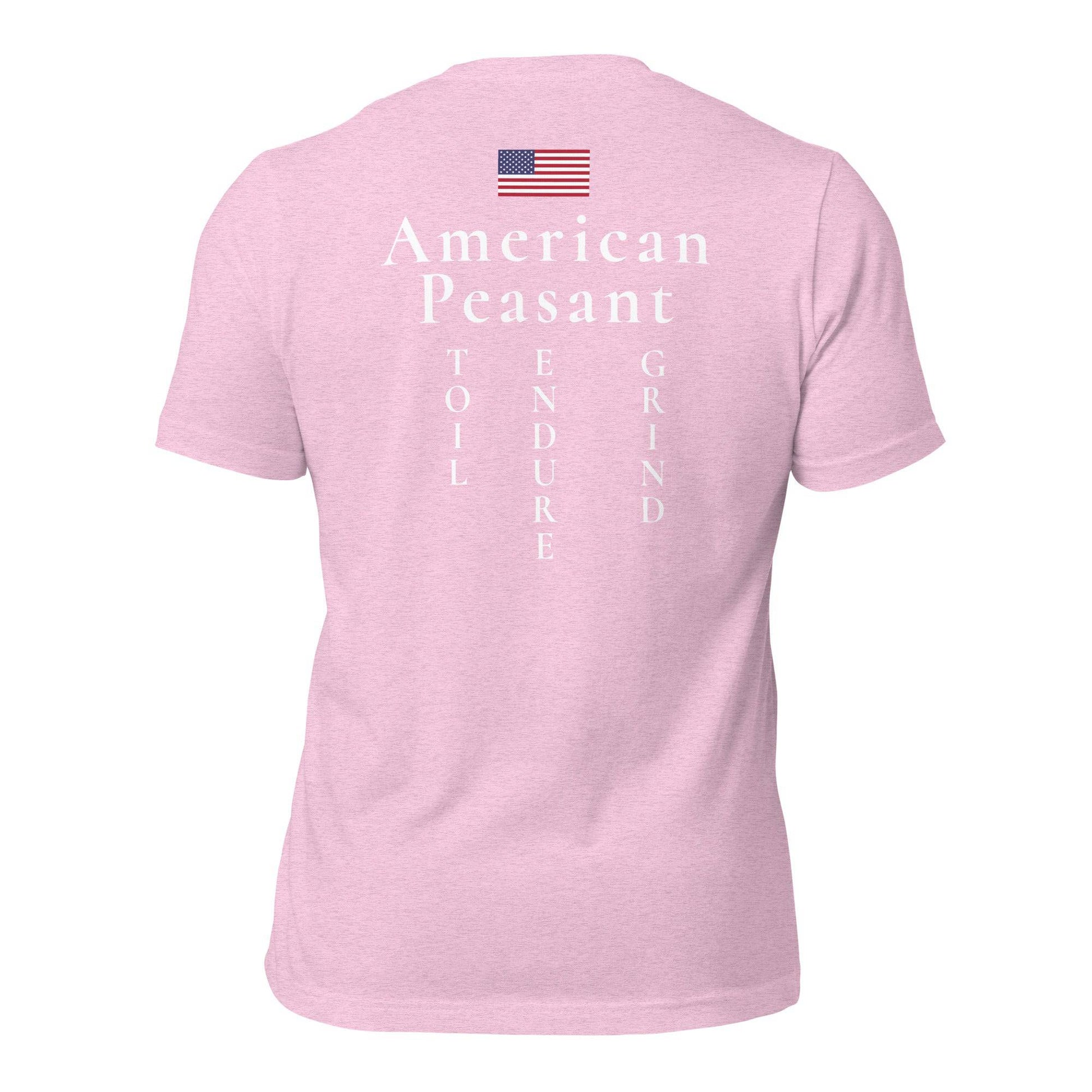 Toil.Grind.Endure. Peasant Unisex t-shirt - Toetem Sandals