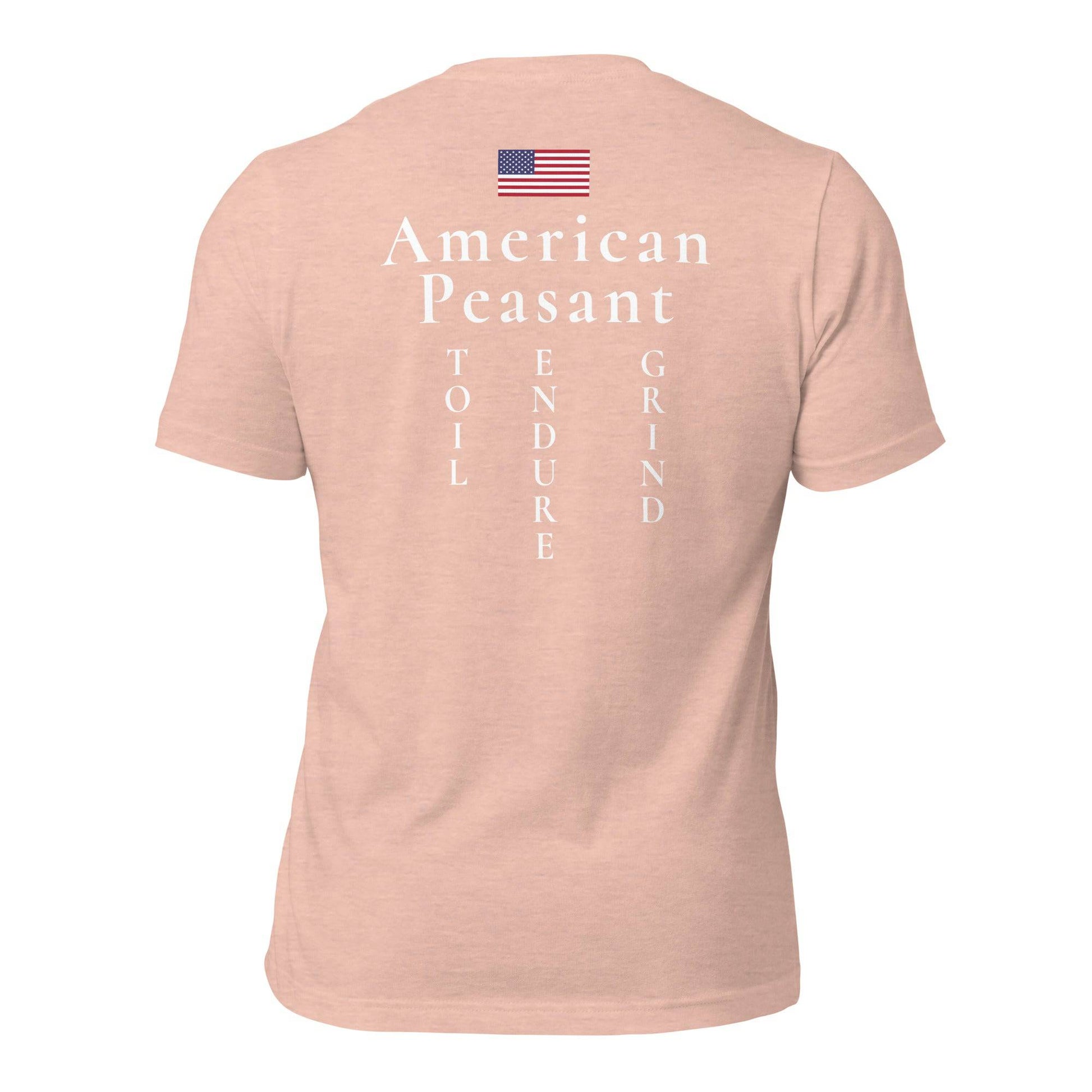 Toil.Grind.Endure. Peasant Unisex t-shirt - Toetem Sandals