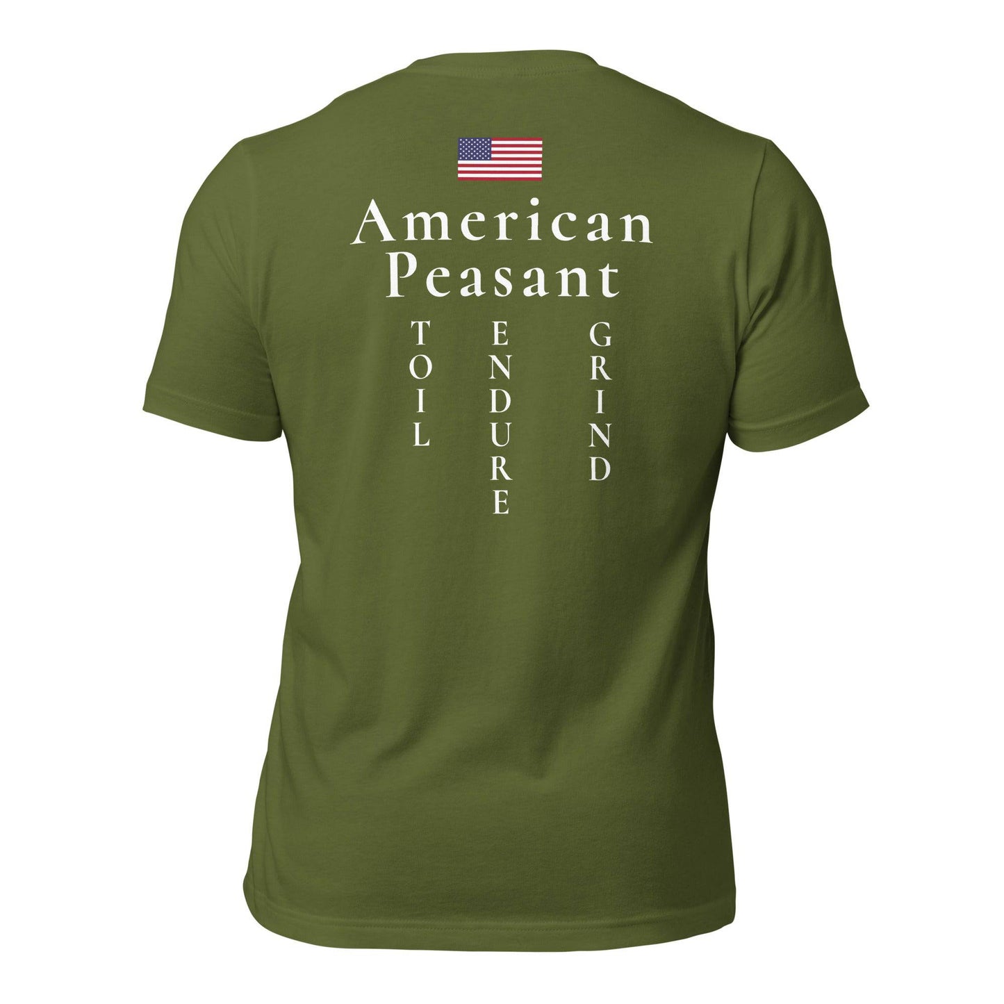 Toil.Grind.Endure. Peasant Unisex t-shirt - Toetem Sandals