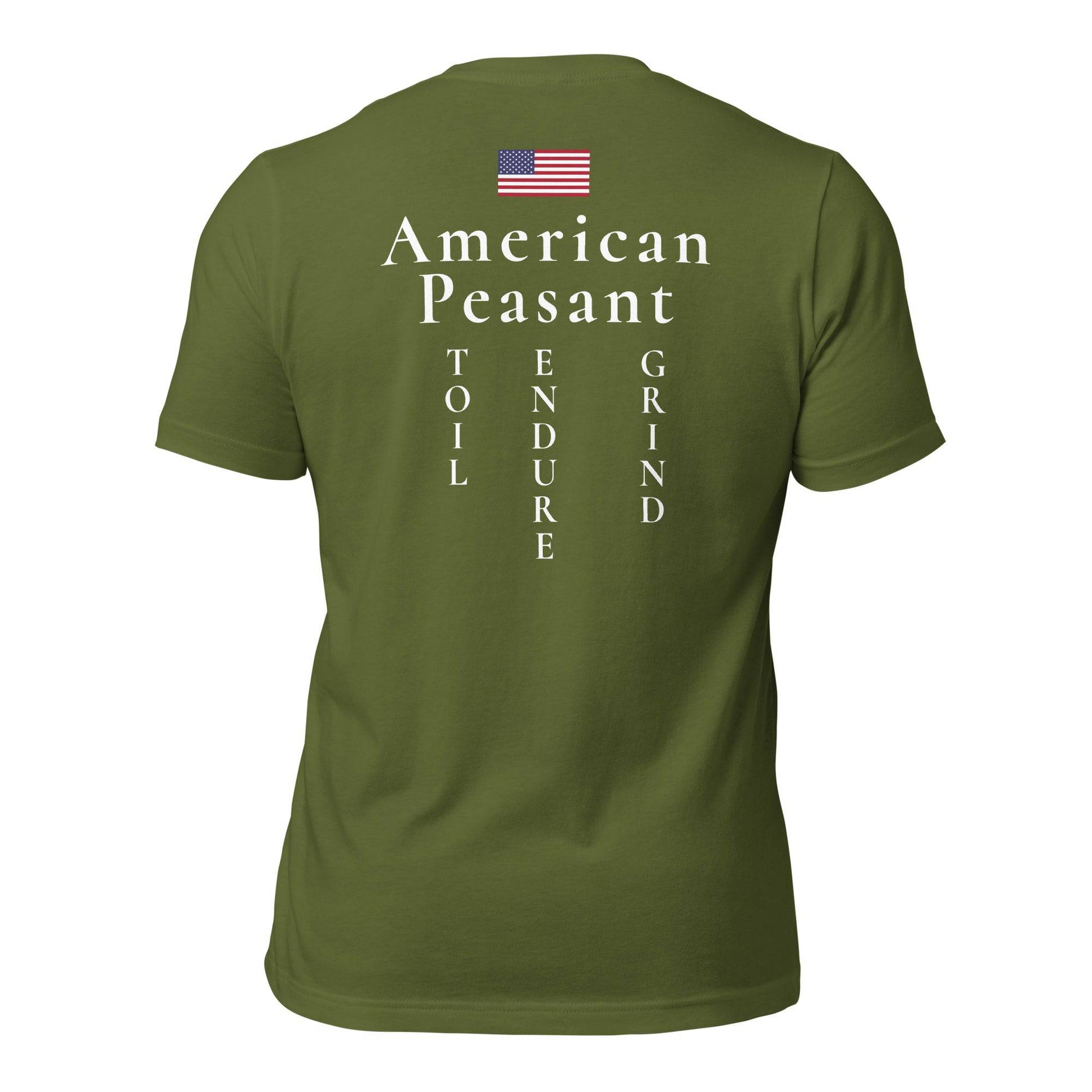Toil.Grind.Endure. Peasant Unisex t-shirt - Toetem Sandals