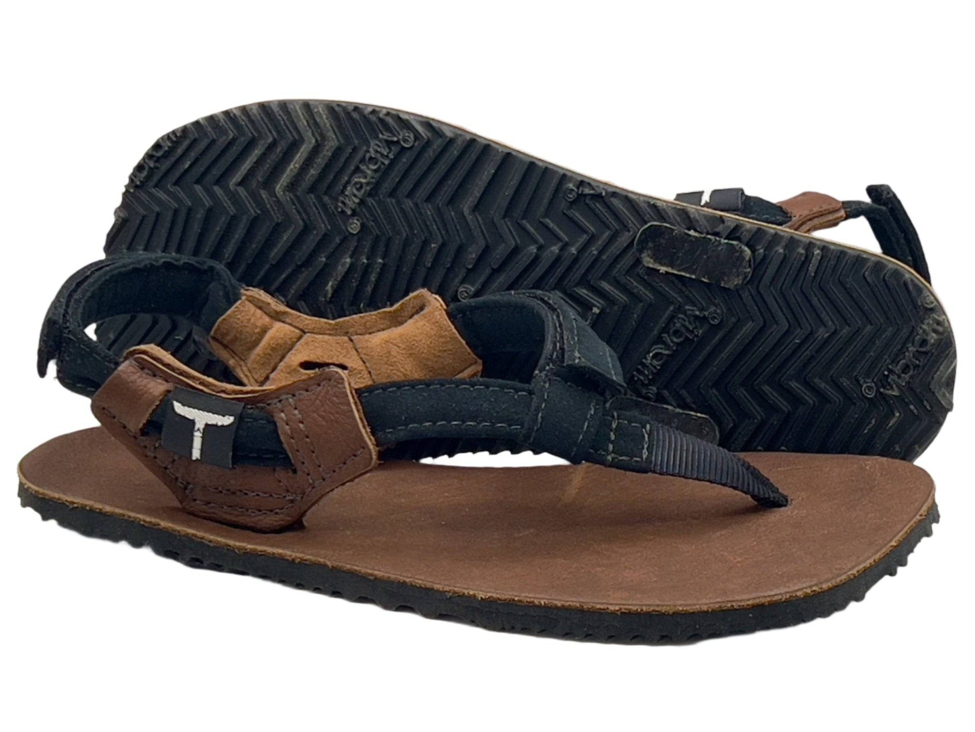 BlackBear Sandals ALPHA Leather Black Straps