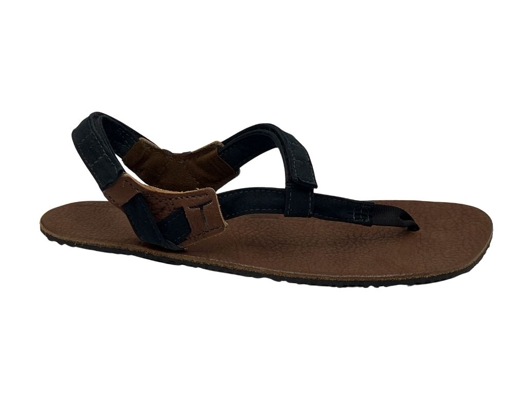 ALPHA Leather BlackBear - 5mm Black - Toetem Sandals