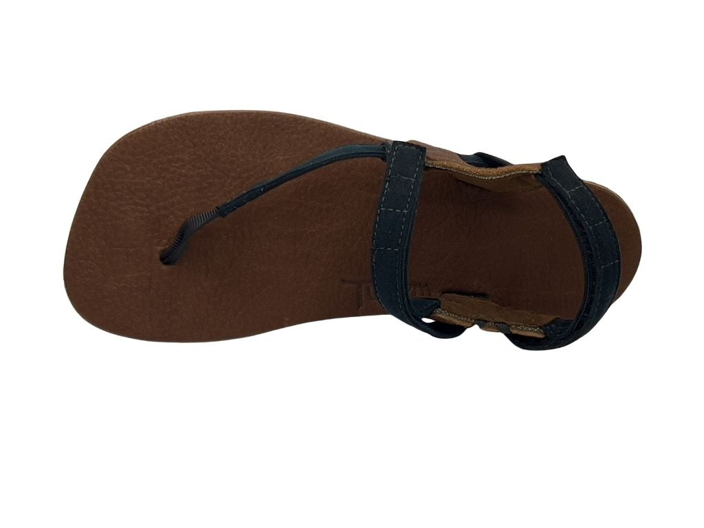 ALPHA Leather BlackBear - 5mm Black - Toetem Sandals