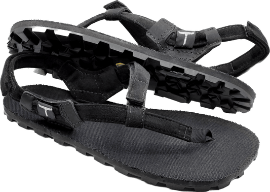 BlackBear Frontier Edition - Black Hemp - Toetem Sandals