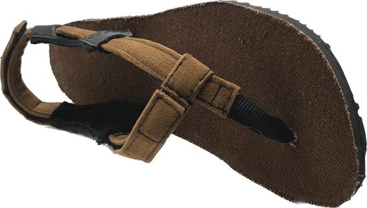 BlackBear Sandals 2.0 - Brown Hemp Footbed - Tan Straps