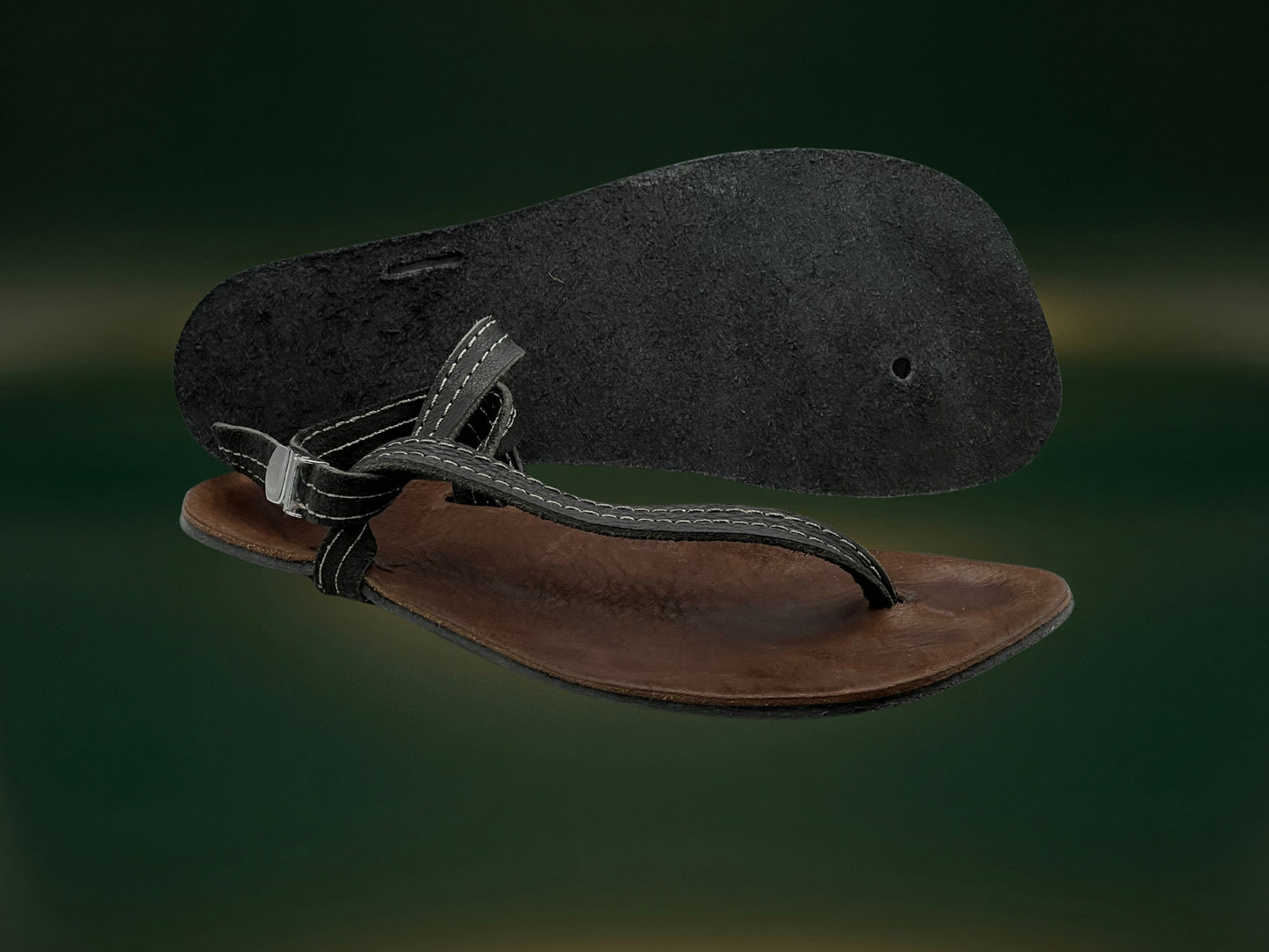 Coherence Grounding Sandals ⏚ Leather Straps