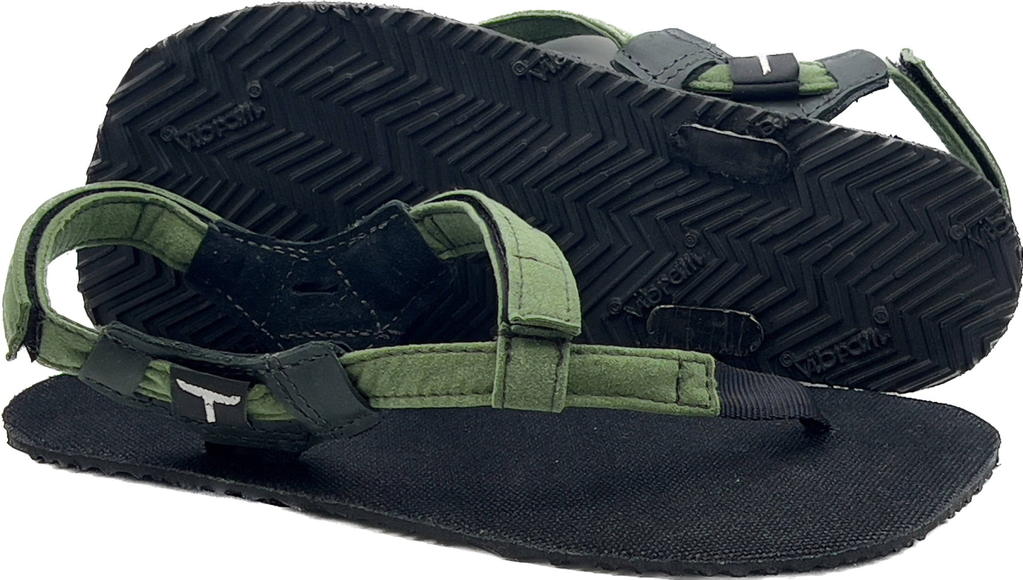 BlackBear Black Hemp 5mm - Green - Toetem Sandals