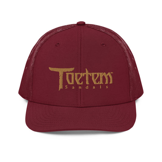 Large Toetem Logo Bronze Trucker Hat