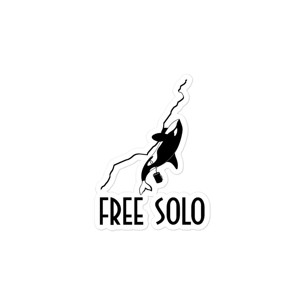 Free Solo Sticker